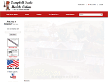 Tablet Screenshot of campbellscalemodels.com